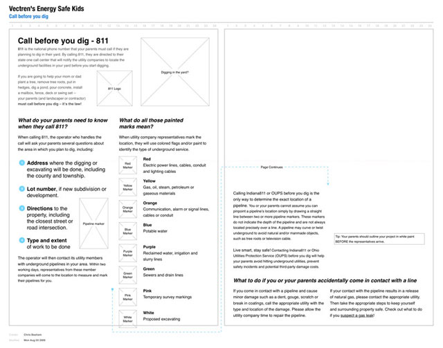 Wireframe sample